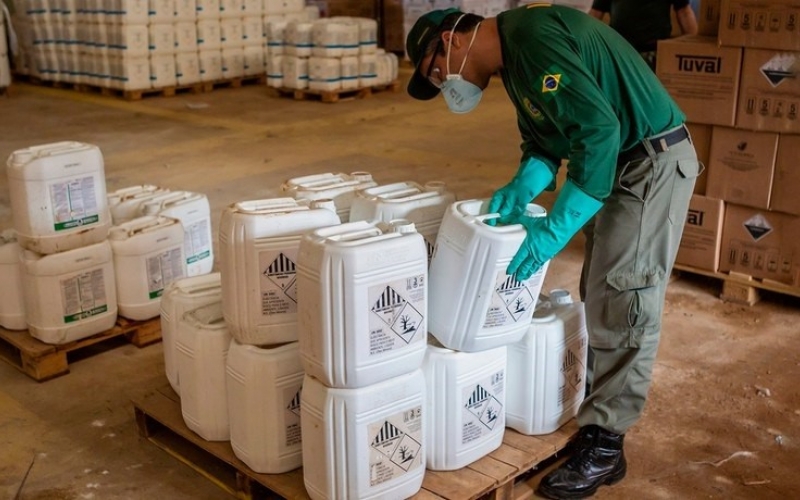 Prefeitura realiza coleta itinerante de embalagens de agrotóxicos