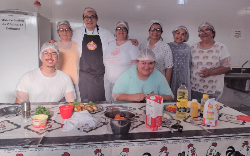 Assistência Social oferece curso profissionalizante de culinária em parceria com o Senac