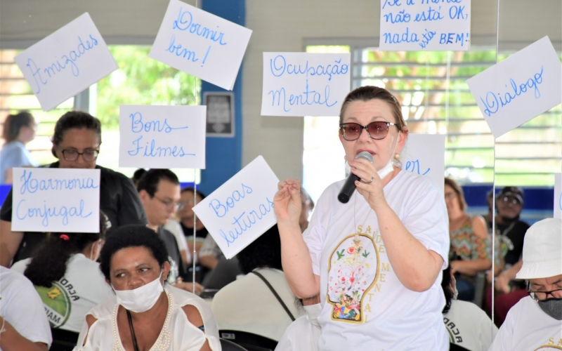 Grupo Feliz Idade retoma as atividades de 2023 dialogando sobre a Campanha Janeiro Branco
