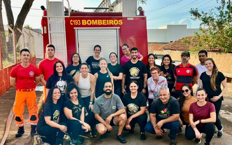 Profissionais de Sacramento são capacitados em primeiros socorros pelo Corpo de Bombeiros